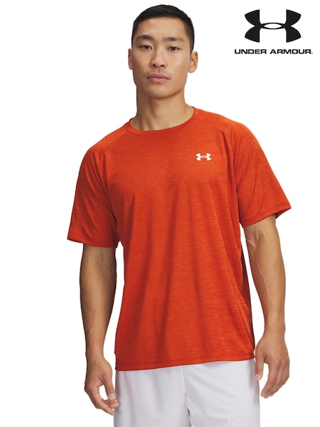 Under Armour Orange Tech Textured T-Shirt (F81036) | £30