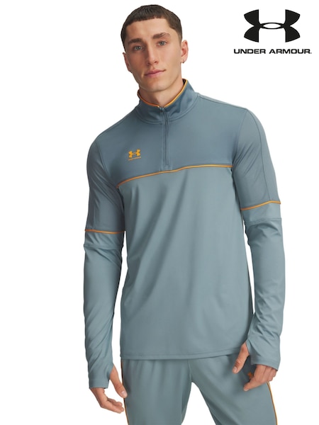 Under Armour Blue M Challenger Training Quarter Zip Sweat Top (F81040) | £45
