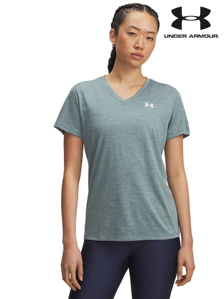 Under Armour Light Blue Tech V-Neck T-Shirt (F81060) | £27