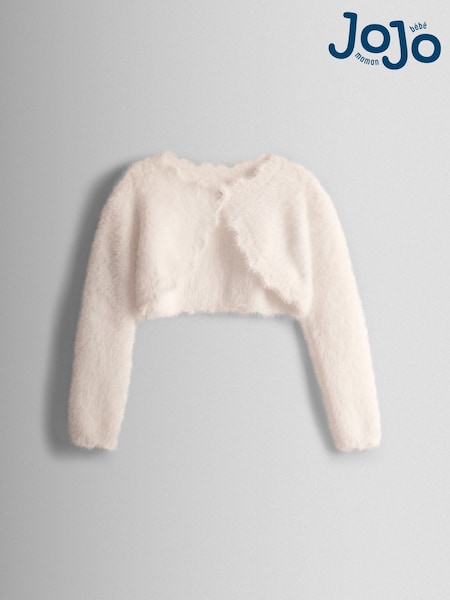 JoJo Maman Bébé Cream Bolero Cardigan (F81488) | £22 - £25