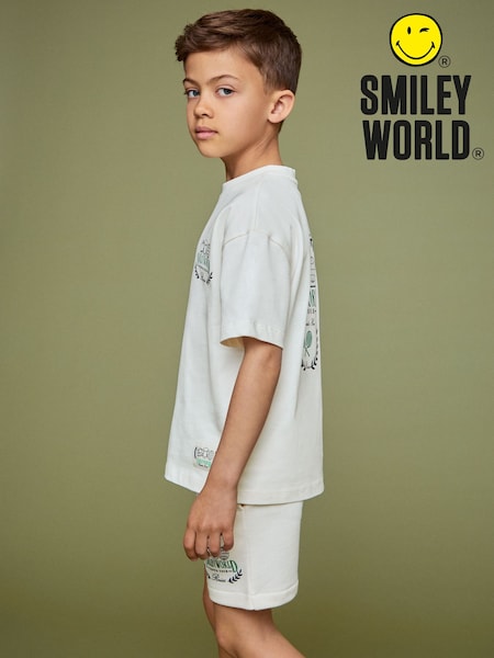Reiss White 3-9 yrs SmileyWorld | Reiss Oversize T-Shirt (F81759) | £20