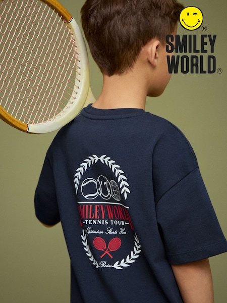 Reiss Navy 9-13 yrs SmileyWorld | Reiss Oversize T-Shirt (F81765) | £22
