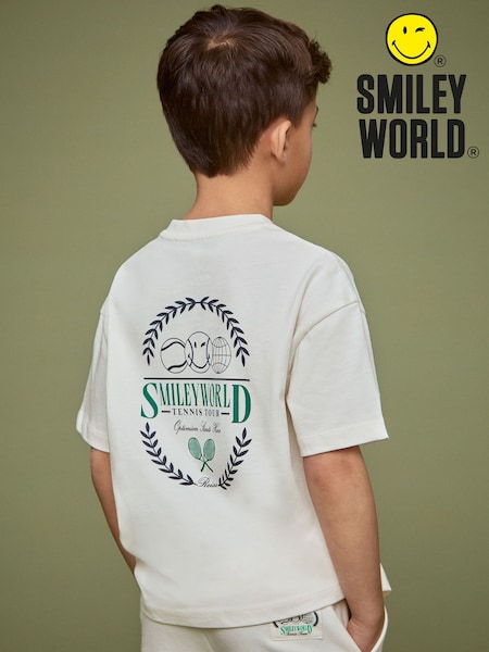 Reiss White 9-13 yrs SmileyWorld | Reiss Oversize T-Shirt (F81767) | £22