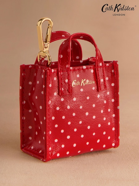 Cath Kidston Red Spot Book Bag with Key Ring (F81808) | £12