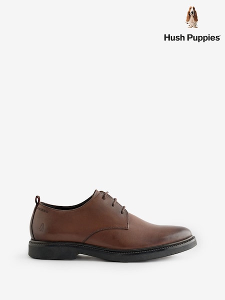 Hush Puppies Kye Lace-Up Brown Shoes (F81839) | £100