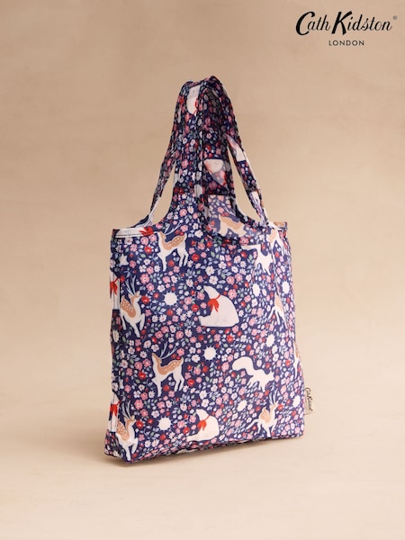 Cath Kidston Navy Polar Ditsy Mini Foldaway Shopper Bag (F81939) | £12