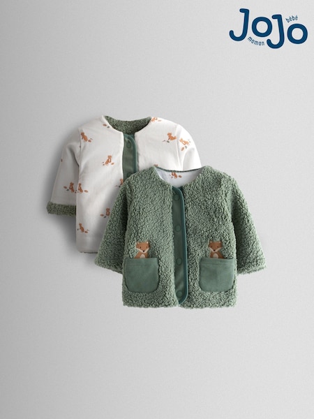JoJo Maman Bébé Green Baby Jacket (F81956) | £28 - £29
