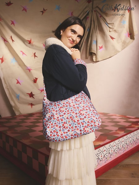 Cath Kidston Blue Folding Star Ditsy Sling Cross-Body Bag (F81961) | £39