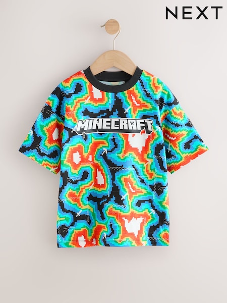 Multi Digital Print Minecraft T-Shirt (3-16yrs) (F82300) | £14 - £17