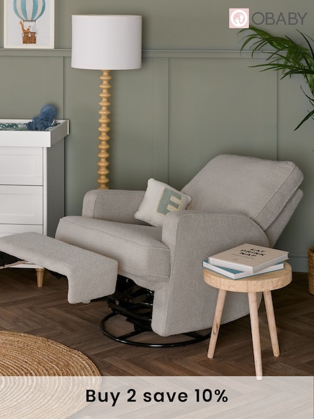 Obaby Truffle Madison Electric Recliner Nursing Chair (F82850) | £750