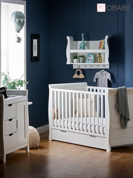 Obaby White Stamford Classic 2 Piece Nursery Furniture Set (F82861) | £605