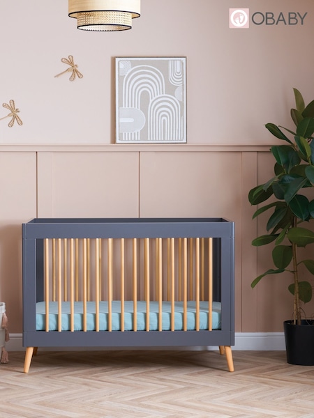 Obaby Grey Small Maya Cot Bed (F82866) | £285