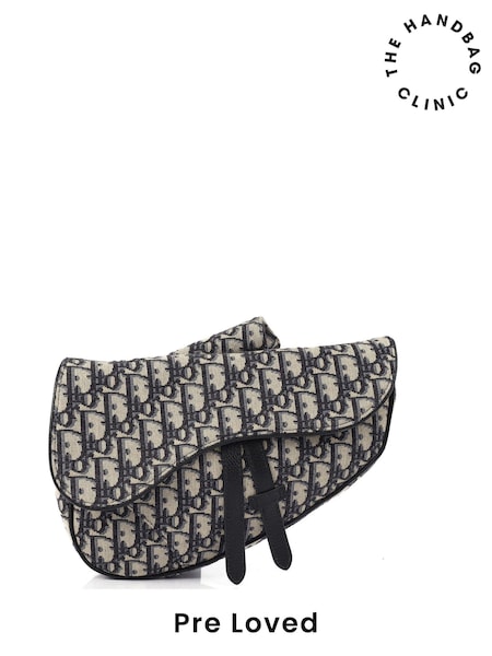 Christian Dior Blue Homme Saddle Cross-Body Bag (F82878) | £1,295