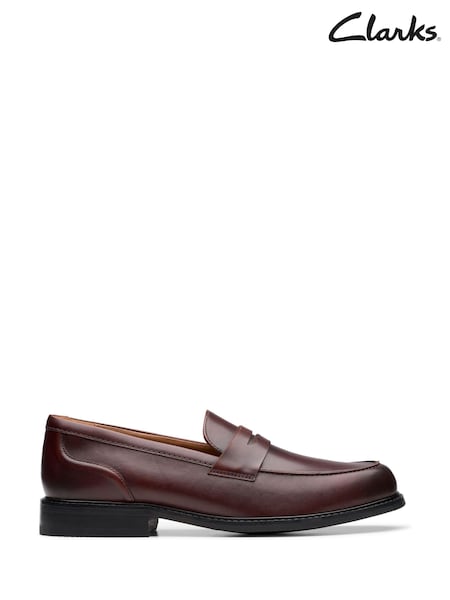 Clarks Brown Leather CraftArlo Lo Shoes (F82985) | £95