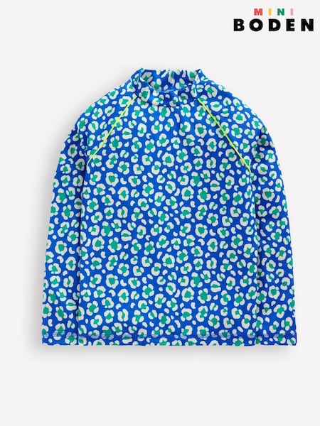 Boden Blue Sunsafe Patterned RashVest (F83452) | £21 - £23