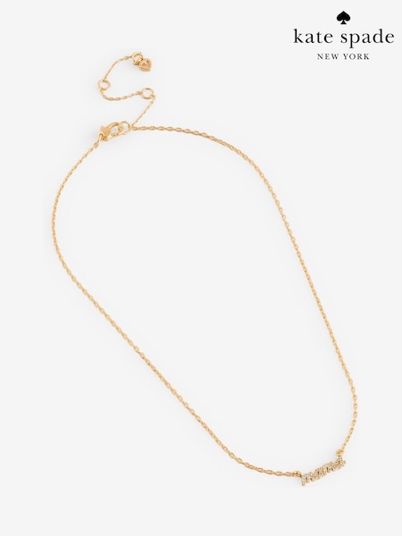kate spade new york Gold Tone Necklace (F83589) | £75