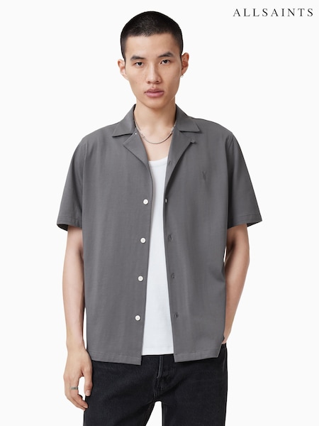 AllSaints Grey Hudson Shirt (F83733) | £79