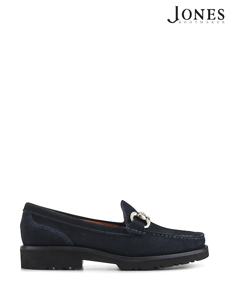 Jones Bootmaker Orlana Leather Slip-On Black Moccasins (F83764) | £99