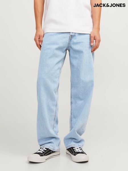 JACK & JONES Blue Eddie Loose Fit Jeans (F83812) | £27