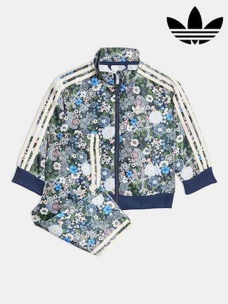 adidas Originals Blue Firebird x Liberty London Tracksuit Infant Kids (F83996) | £40