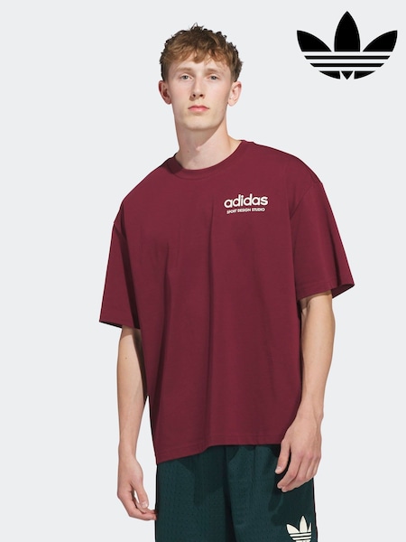adidas Red adidas adidas Sport Design GFX T-Shirt (F84012) | £35