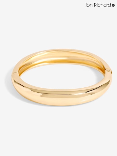 Jon Richard Gold Tone Dome Polished Bangle (F84074) | £20