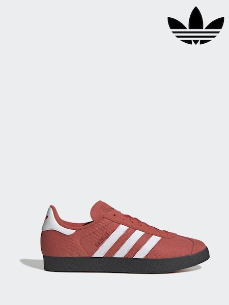 adidas Originals Red Gazelle Trainers (F84127) | £85