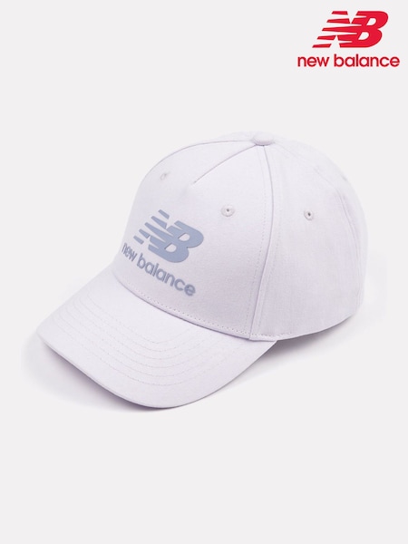 New Balance Purple Stacked Logo Cap (F84232) | £18