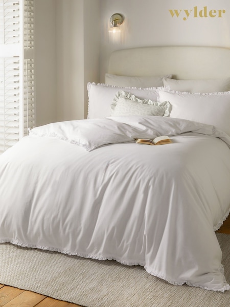 Wylder White Tilly Duvet Set (F84480) | £30 - £56