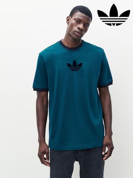 adidas Originals Green Oversize 100% Cotton T-Shirt (F84664) | £28