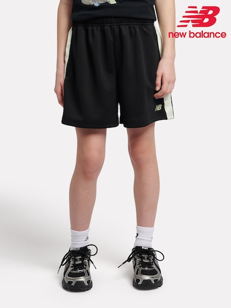 New Balance Black Kids Sport Track Shorts (F84813) | £40 - £48