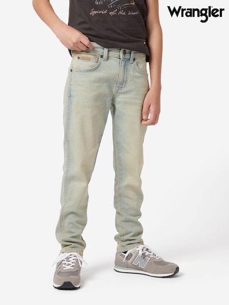 Wrangler Blue Boys Distressed Texas Jeans (F84855) | £45 - £54