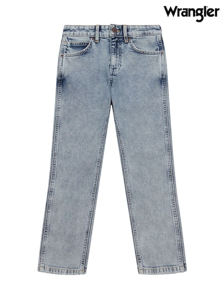 Wrangler Blue Boys Stone Wash Greensboro Jeans (F84861) | £45 - £54