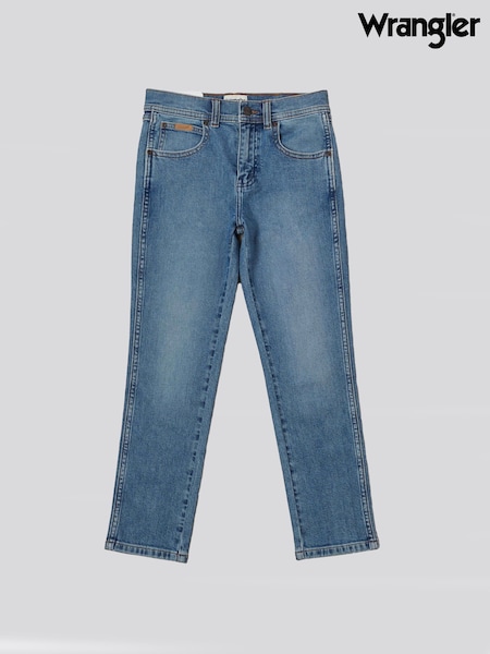 Wrangler Blue Straight Fit Boys Jeans (F84867) | £40 - £48