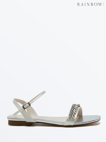 Rainbow Club Cream Freya Flat Sandals (F84943) | £99