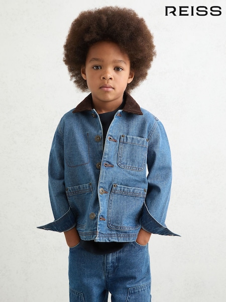 Reiss Mid Blue Herman Jacket (F84956) | £54