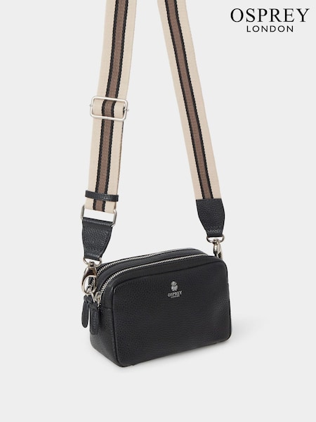 Osprey London The Chester Midi Camera Black Bag (F85016) | £185