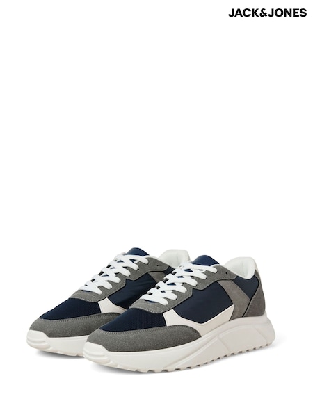 JACK & JONES Grey Aspire Runner Trainers (F85040) | £45