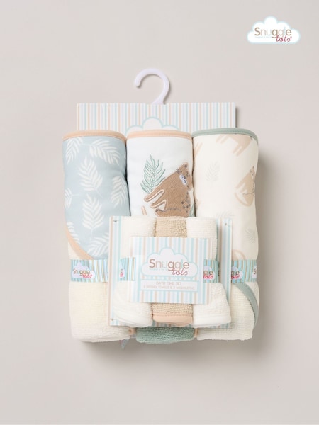 Snuggle Tots Hooded Towels and Wash Cloths 3 Pack (F85338) | £22