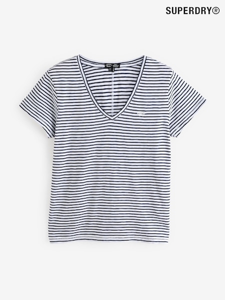 Superdry Navy/White T-Shirt (F85342) | £20