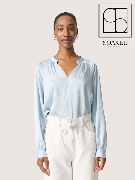 Soaked in Luxury Casual Fit Long Sleeves Blouse (F85899) | £60