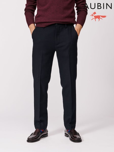 Aubin Blue Pasmore Wool Suit Trousers (F85951) | £149