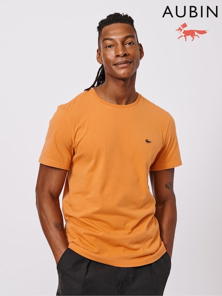 Aubin Yellow 100% Organic Cotton T-Shirt (F86043) | £35