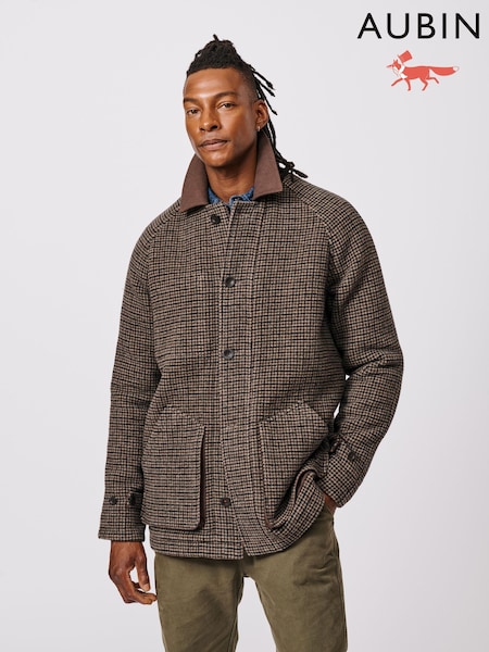 Aubin Lockwood Wool Barn Brown Jacket (F86060) | £249
