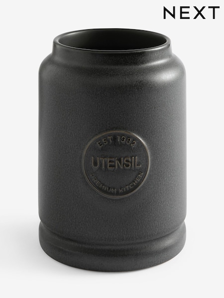 Black Country Badge Utensil Pot (F86241) | £18