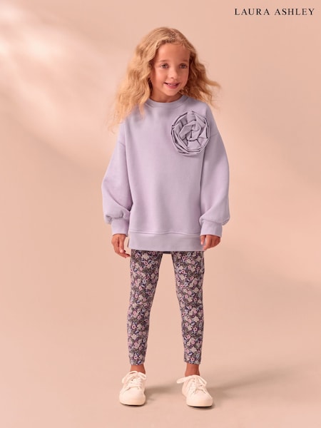 Lilac Purple Sweatshirt and Leggings Set (F86587) | £28 - £32