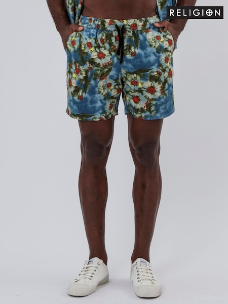 Religion Blue Trip Shorts (F87604) | £55