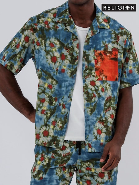 Religion Blue Trip Shirt (F87609) | £60