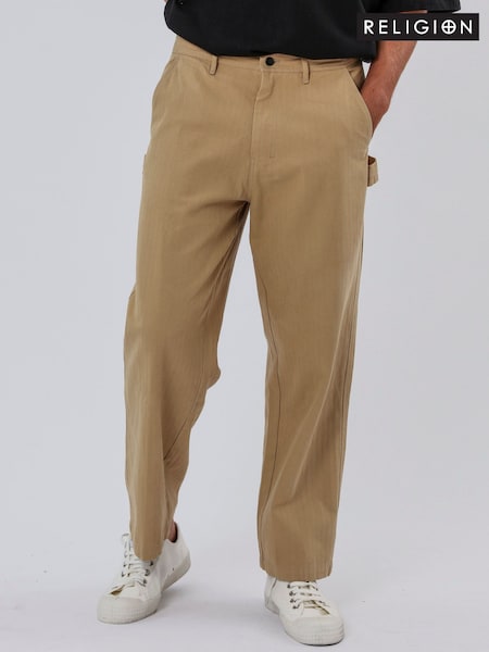 Religion Natural 100% Cotton Work Wear Trousers (F87612) | £80