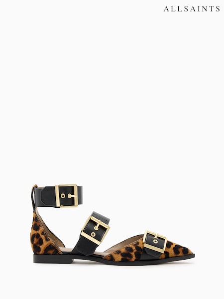 AllSaints Brown Sutton Shoes (F87673) | £229